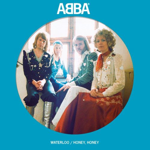ABBA - Waterloo (Swedish) / Honey Honey (Swedish) - Import Picture Vinyl 7 Inch Single Record