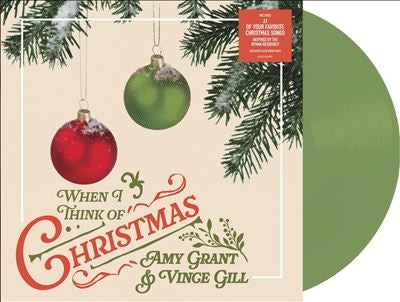 Amy Grant 、 Vince Gill - When I Think Of Christmas - Import Olive Green Vinyl LP Record Limited Edition