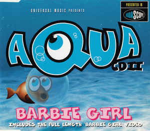 Aqua  -  Barbie Girl  -  Import Pink Vinyl 7 Inch Single Record