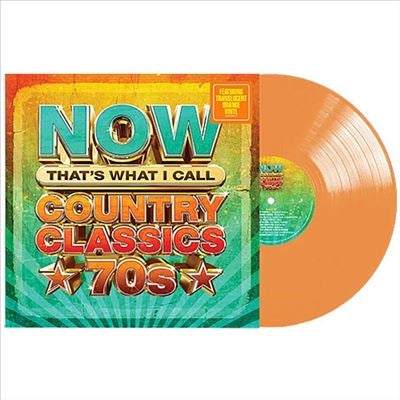 Various Artists - Now Country Classics '70s - Import Translucent Orange Vinyl LP Record
