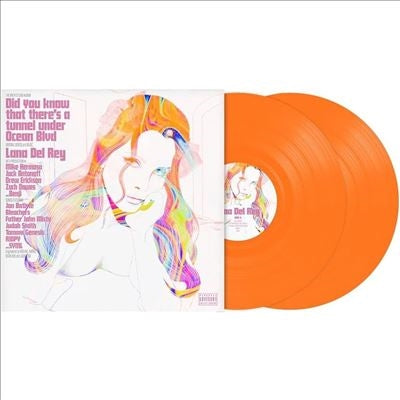 Lana Del Rey - Did You Know That There'S A Tunnel Under Ocean Blvd (Festival Edition) - Import Orange Vinyl 2 LP Record Limited Edition