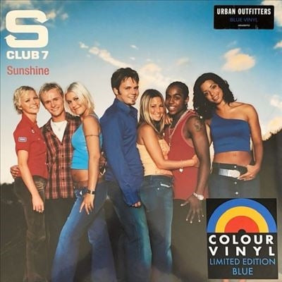 S Club 7 - Sunshine - Import Light Blue Vinyl LP Record Limited Edition