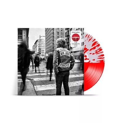 Bon Jovi - Forever - Import Candy Apple Red & Clear Vinyl LP Record Limited Edition