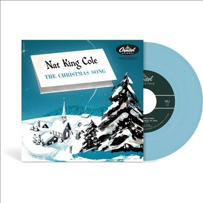 Nat King Cole - The Christmas Song - Import Baby Blue Vinyl 7 inch Single Record Limited Edition