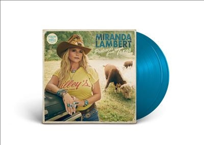 Miranda Lambert - Postcards From Texas - Import Sea Blue Vinyl 2 LP Record Limited Edition