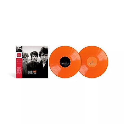 U2 - 18 Singles - Import Neon Orange Vinyl 2 LP Record