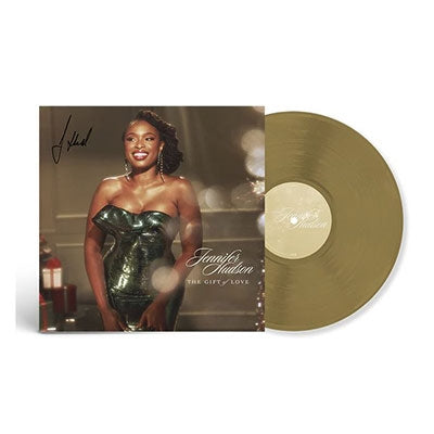 Jennifer Hudson - The Gift Of Love - Import Signed Gold Vinyl LP Record