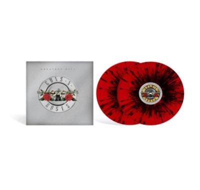 Guns N' Roses - Greatest Hits - Import Red & Black Splatter Vinyl 2 LP Record Limited Edition