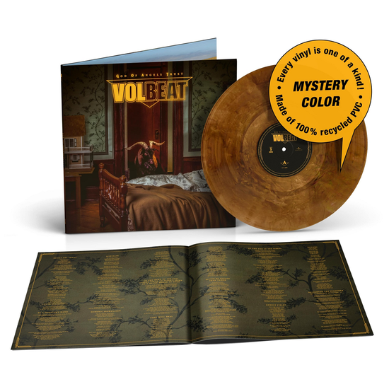 Volbeat - God Of Angels Trust (Indie Exclusive) - Import Mystery Color Recycled Vinyl LP Record