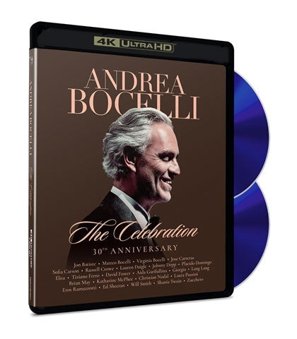 Andrea Bocelli - The Celebration 30th Anniversary - Import 4K Ultra HD Blu-ray Disc x 2