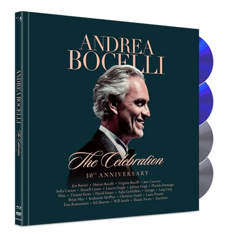 Andrea Bocelli - The Celebration 30th Anniversary - Import 2 DVD+2Blu-ray Disc Limited Edition