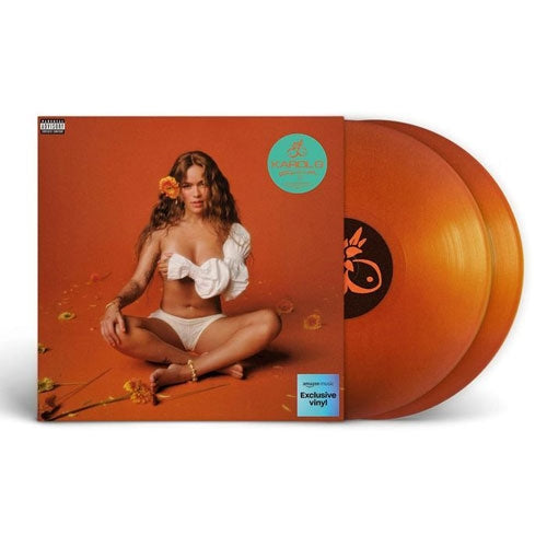 Karol G - Tropicoqueta (Alternative Cover) - Import Tangerine Vinyl 2 LP Record