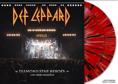 Def Leppard - Diamond Star Heroes: Live from Sheffield - Import Coloured Vinyl 2 LP Record