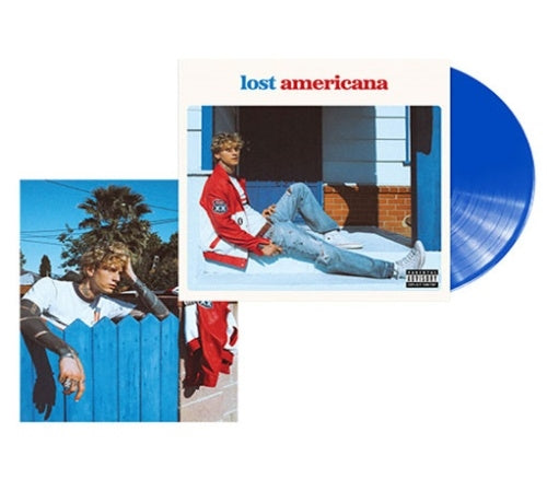 Machine Gun Kelly - Lost Americana (Exclusive) - Import Opaque Bright Azure Blue Vinyl LP Record