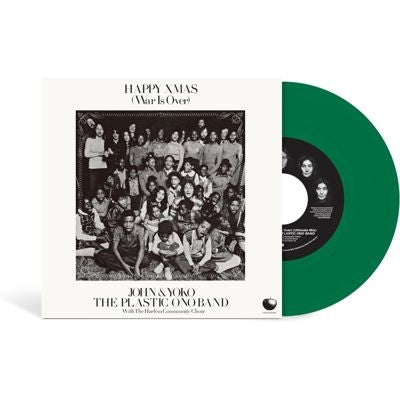 John Lennon & Yoko Ono、Plastic Ono Band - Happy Xmas (War Is Over) - Import Green Vinyl 7 inch Single Record Limited Edition