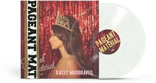 Kacey Musgraves - Pageant Material (Anniversary Edition) - Import Clear Gold Glitter Vinyl LP Record Limited Edition