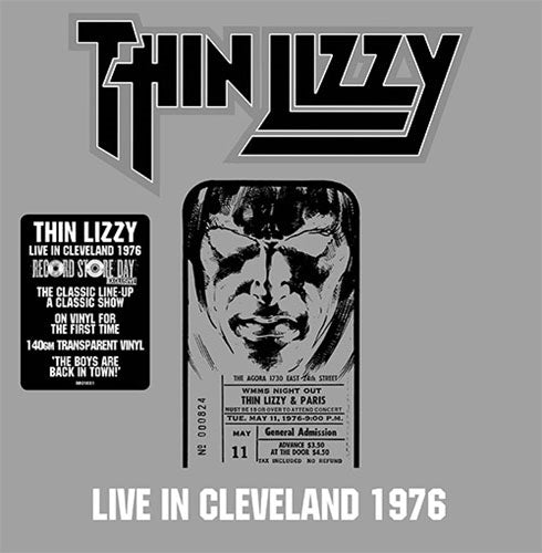 Thin Lizzy - Live at Cleveland 1976 - Import Record Store Day /Clear Colored Vinyl 2 LP Recurd