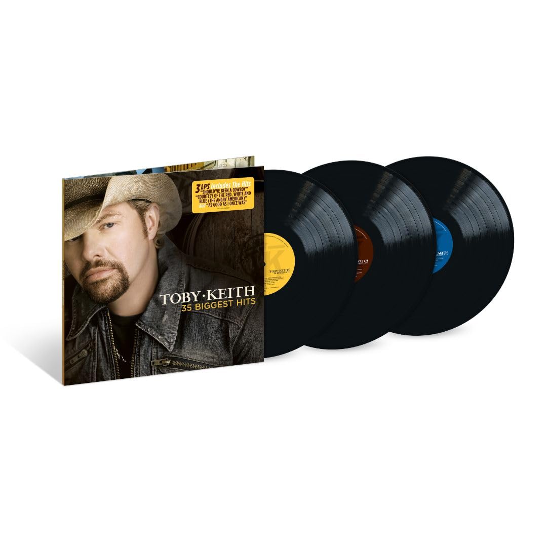 Toby Keith - 35 Biggest Hits - Import Vinyl 3 LP Recurd