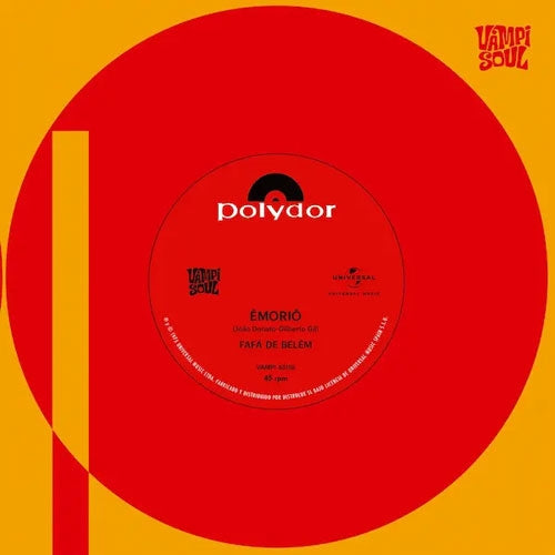Fafa De Belem - Emorio / Naturalmente - Import 7 inch Single Record