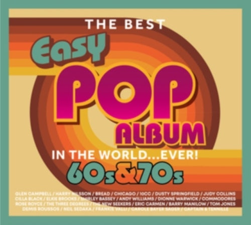 Various Artists - The Best Easy Pop Album 60S & 70S In The World... Ever! - Import 3 CD
