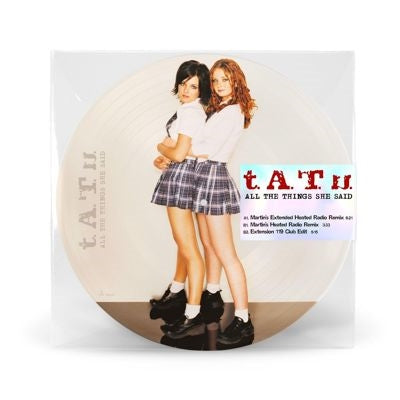 t.A.T.u. - All The Things She Said - Import Picture Vinyl 12 inch Recurd Limited Edition