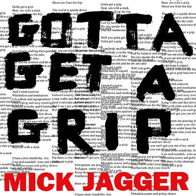 Mick Jagger - Gotta Get A Grip/England Lost (Limited Edition) - Import 12’ Single Record Limited Edition