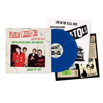 The Sex Pistols - Live In The U.S.A. 1978 - Import Blue Vinyl LP Record Limited Edition