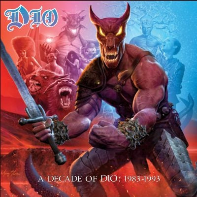 Dio - A Decade Of Dio: 1983-1993 - Import Red & Light Blue & Yellow & Green Brown Vinyl 6 LP Record Box Set