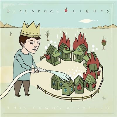 Blackpool Lights - This Town's Disaster - Import Blue Swirl Vinyl LP Record