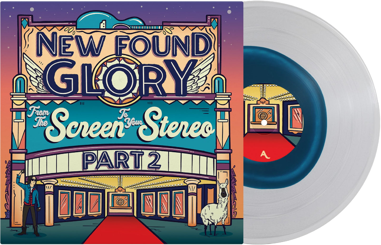 New Found Glory - From The Screen To Your Stereo 2 - Import Clear Blue Vinyl LP Record