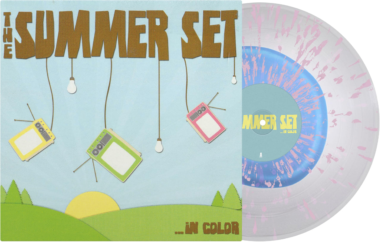 The Summer Set - In Color - Import Clear Blue & Pink Splatter Vinyl LP Record
