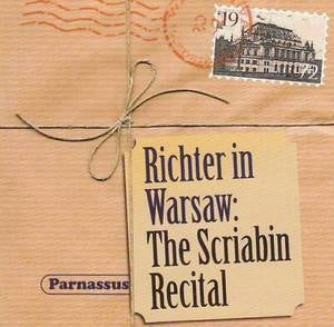 Sviatoslav Richter - Richter in Warsaw - The Scriabin Recital - Import CD