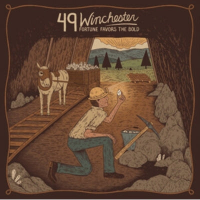 49 Winchester - Fortune Favors The Bold - Import Red & Marigold & Green Splatter Vinyl LP Record