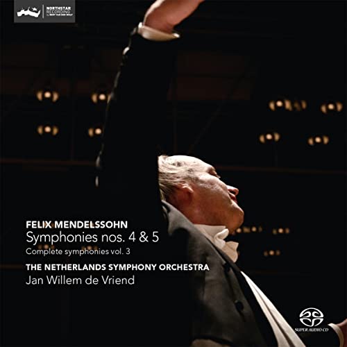 Mendelssohn (1809-1847) - Symphonies Nos.4, 5 : De Vriend / Netherlands Symphony Orchestra (Hybrid) - Import SACD Hybrid