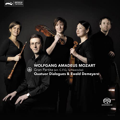 Mozart (1756-1791) - (Chamber)Serenade No.10, etc : Quatuor Dialogues, Demeyere(Fp)(Hybrid) - Import SACD Hybrid