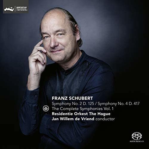 Schubert (1797-1828) - Symphonies Nos.2, 4 : Jan Willem de Vriend / Haag Residentie Orchestra (Hybrid) - Import SACD Hybrid