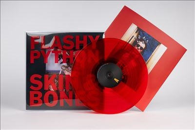 Flashy Python - Skin And Bones - Import Transparent Rouge Vinyl LP Record