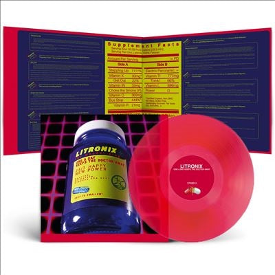 Litronix - One A Day Keeps The Doctor Away - Import Transparent Red Vinyl LP Record Limited Edition