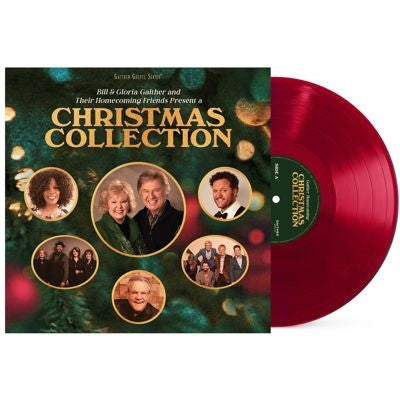 Bill & Gloria Gaither - Bill & Gloria Gaither And Their Homecoming Friends Present A Christmas Collection - Import 180g Cranberry Red Vinyl LP Record