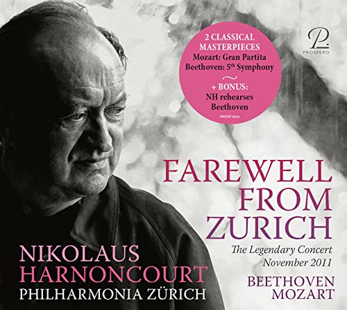 Beethoven (1770-1827) - Beethoven Symphony No.5, Mozart Serenade No.10 : Nikolaus Harnoncourt / Philharmonia Zurich (2011 Live)(2CD) - Import 2 CD
