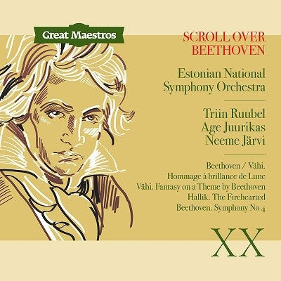 Neeme Jarvi - Beethoven：Scroll over Beethoven -Beethoven Symphony No.4, Peeter Vahi, Elis Hallik : Estonian National Symphony Orchestra - Import CD Limited Edition
