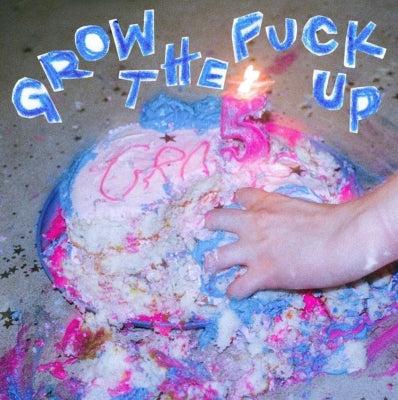 Vial - Grow The Fuck Up - Import Twister - Cobalt Blue/White/Baby Blue Spokes Vinyl LP Record