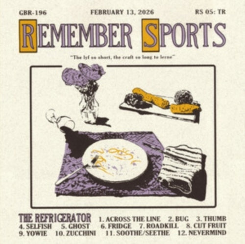 Remember Sports - The Refrigerator - Import Bone Opaque Vinyl LP Record
