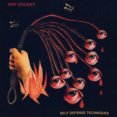 Dry Socket - Self Defense Techniques - Import Galaxy Effect & Ruby Transparent & Black Vinyl LP Record