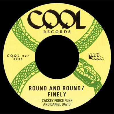 Zackey Force Funk,										Daniel David - Round & Round / Finely - Import Vinyl 7 inch Single Record