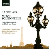 Eton College Chapel Choir - Langlais: Messe Solenelle - Import CD