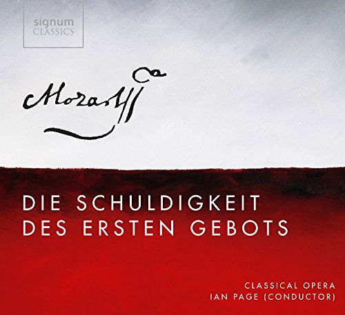Mozart (1756-1791) - Die Schuldigkeit des ersten Gebots : I.Page / Classical Opera (2CD) - Import 2 CD