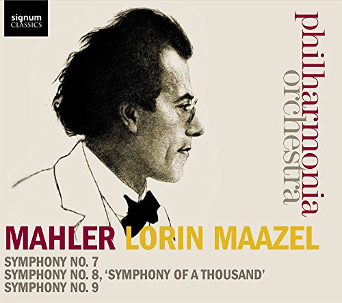 Mahler (1860-1911) - Symphonies Nos.7, 8, 9 : Maazel / Philharmonia, S.Matthews, A.Tynan, S.Connolly, A-M.Owens, S.Vinke, M.Stone, Gadd (6CD) - Import 6 CD