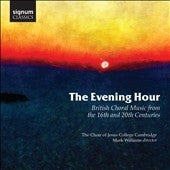 HOLST / BYRD / TAVENER / TALLIS - Evening Hour British Choral Music From The 16Th & 20Th Centuries - Import CD