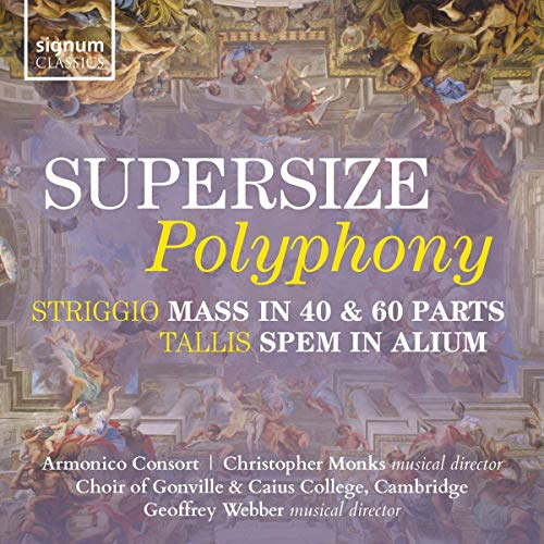 Striggio, Alessandro (1540-92) - Mass In 40 & 60 Parts: G.webber / Gonville & Caius College Cho Armonico Consort +tallis - Import CD